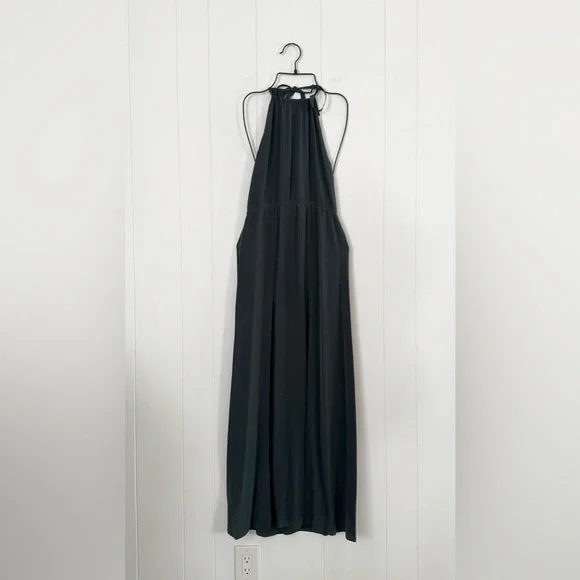 Stone Cold Fox Onyx Maxi Slit Halter Dress Gown in Emerald Size 0 - Picture 5 of 15